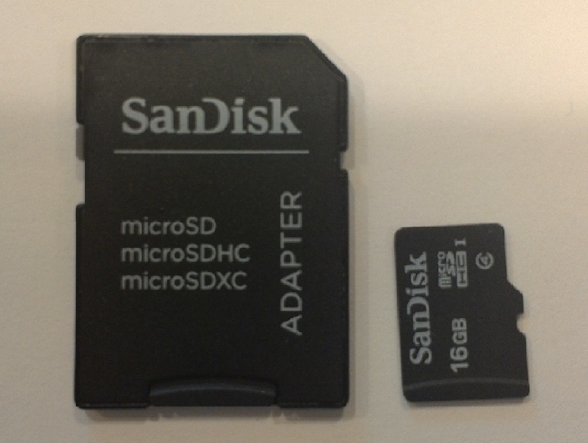 micro SD Card and adapter